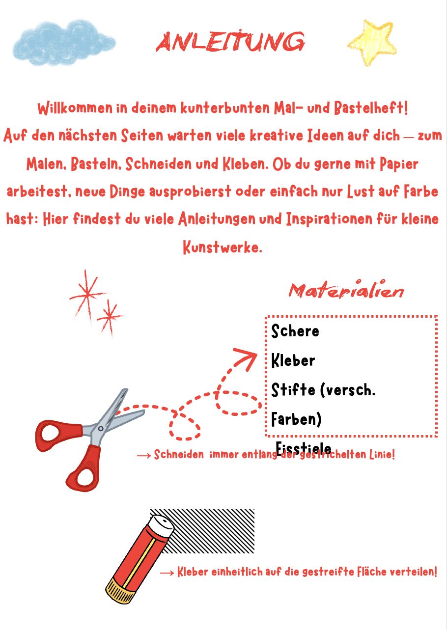 Anleitung: Wassermelonen-Fächer