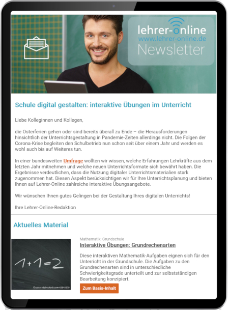 Lehrer-Online Newsletter Lehrer-Online Newsletter