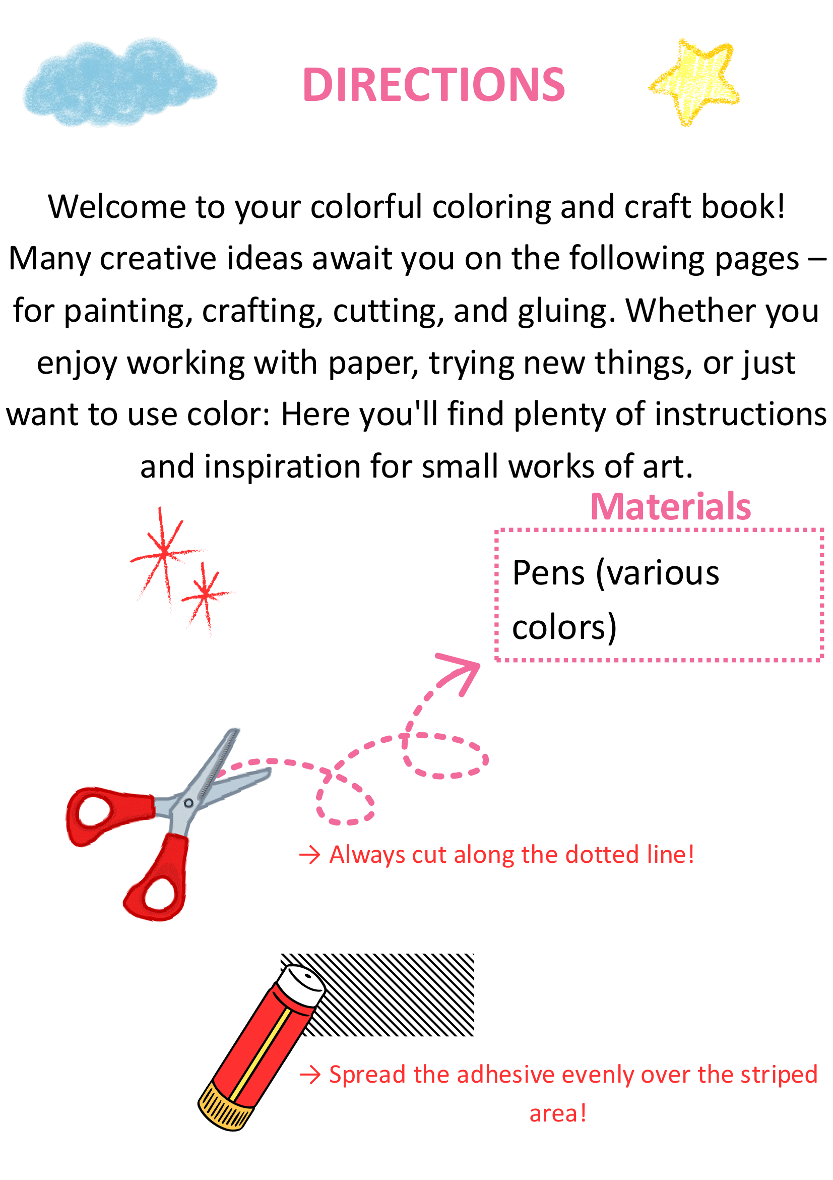 Bastelanleitung: Princess Craft Template