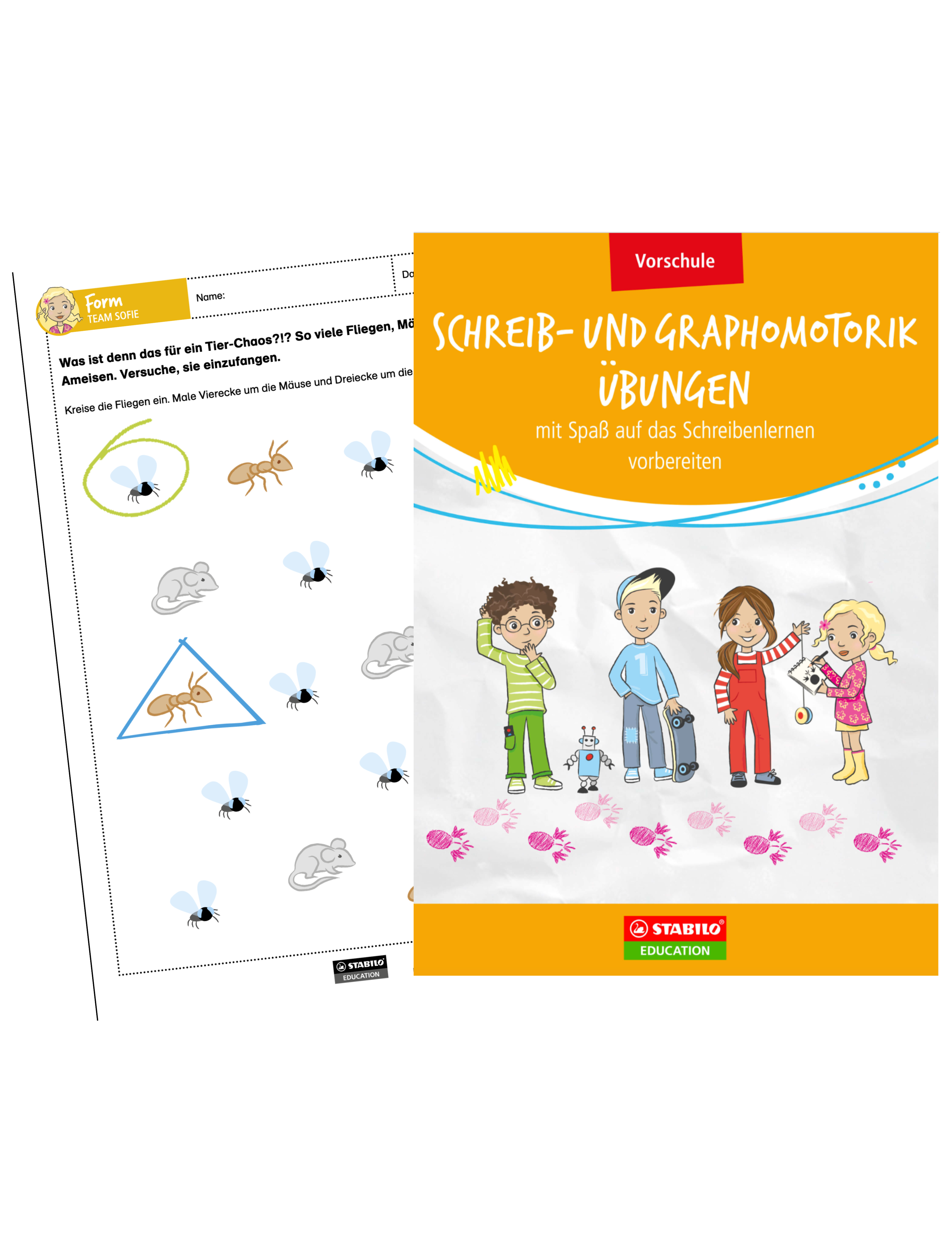 Titelbild: Schreib- und Graphomotorik Übungen