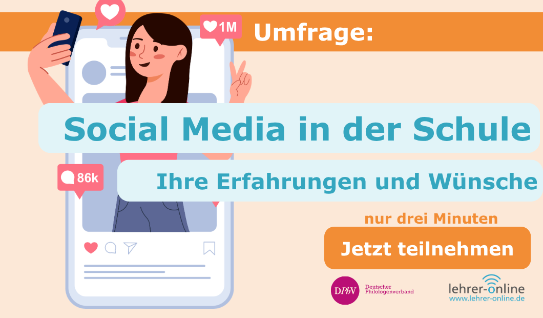 Pop Up Umfrage Social Media in der Schule 