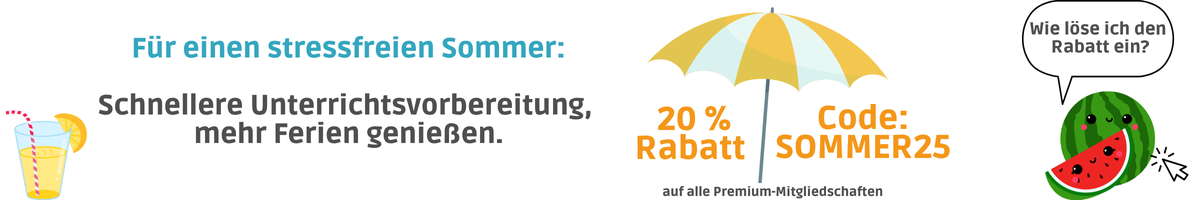 20 % Sommer-Rabatt mit Code SOMMER25, Für einen stressfreien Sommer