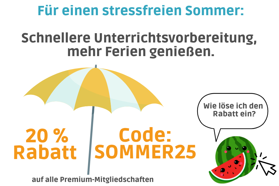 20 % Sommer-Rabatt mit Code SOMMER25, Für einen stressfreien Sommer