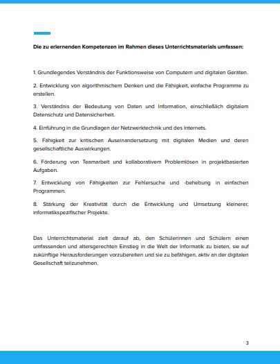 Kompetenzen: Informatik Grundwissen