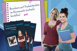Bestellung von kostenlosen Produktproben der Marke Always im Themenportal Pubertät Bestellung von kostenlosen Produktproben der Marke Always im Themenportal Pubertät