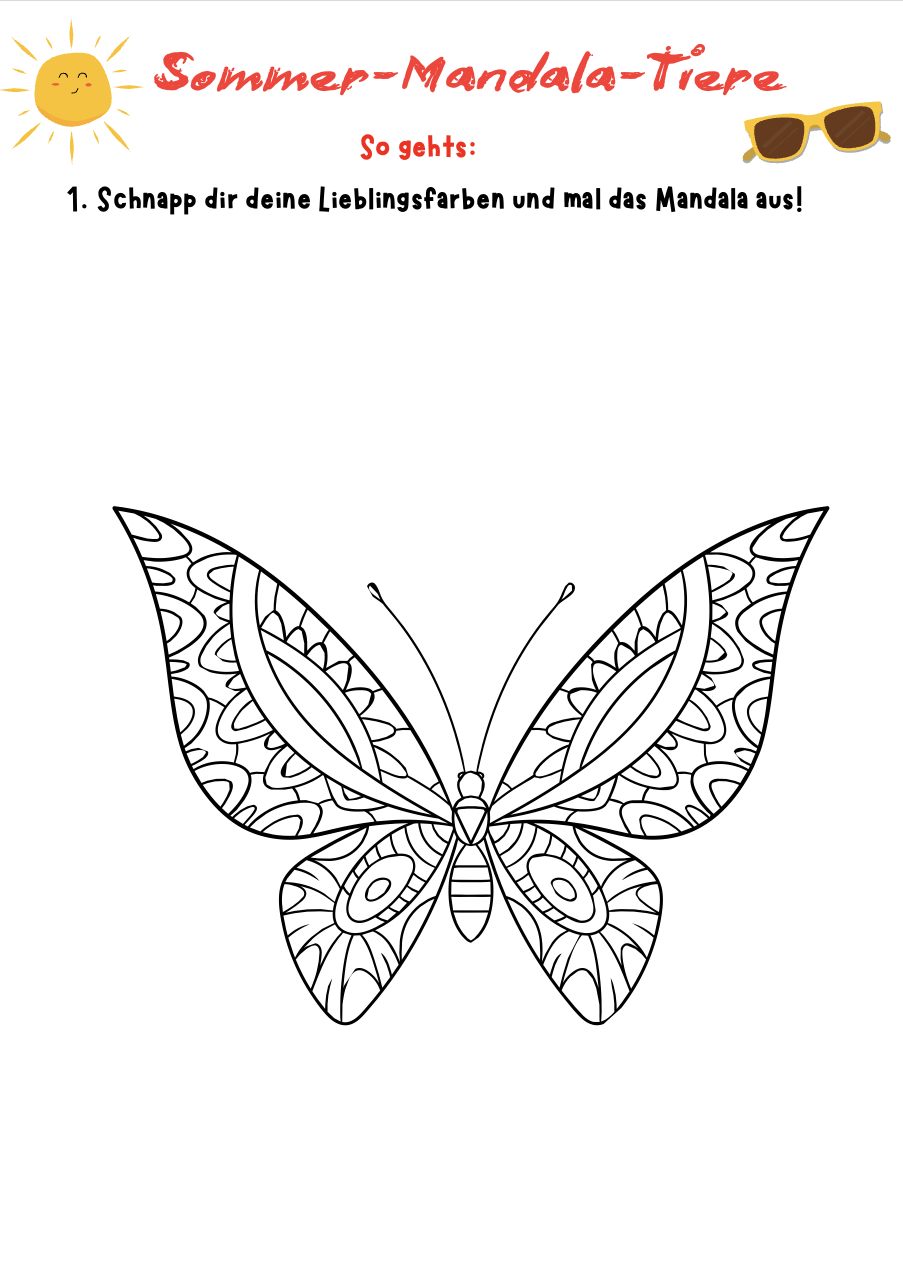 Beispiel: Mandala Tiere