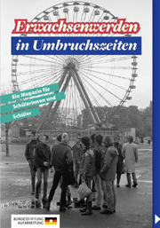 Jugendliche vor Riesenrad altes Foto