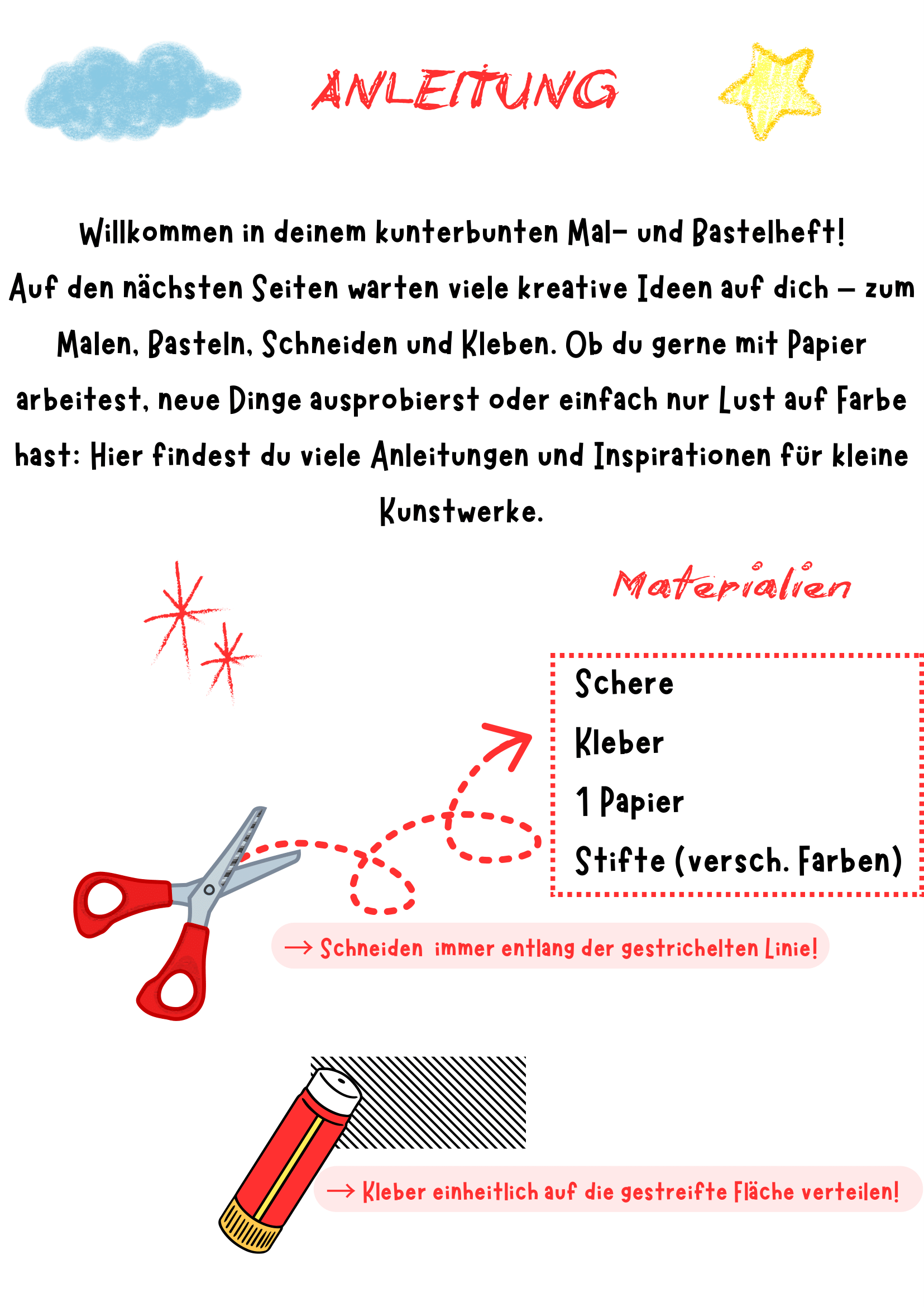 Bastelanleitung: Wir basteln Tulpen