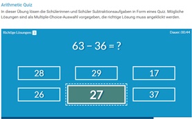 interaktive h5p Elemente Grundrechenarten