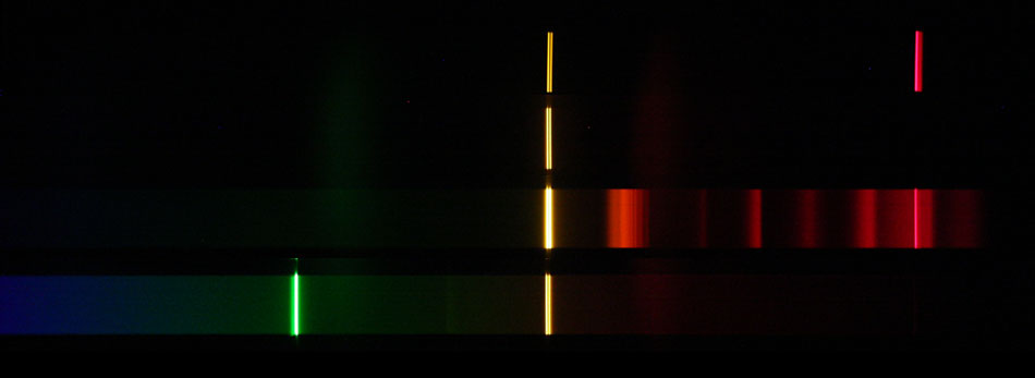 Spektren: Flammproben (Li, Na, Sr, Tl)