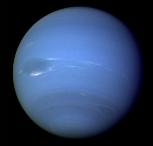 Neptun, aufgenommen von der NASA-Sonde Voyager 2