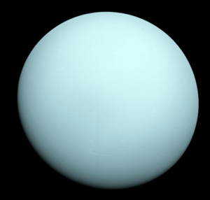 Uranus, aufgenommen von der NASA-Sonde Voyager 2