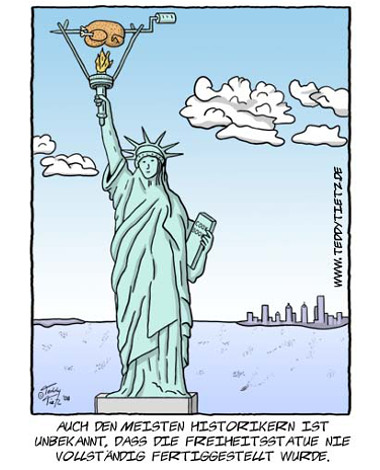 Cartoon der Woche Freiheitsstatue