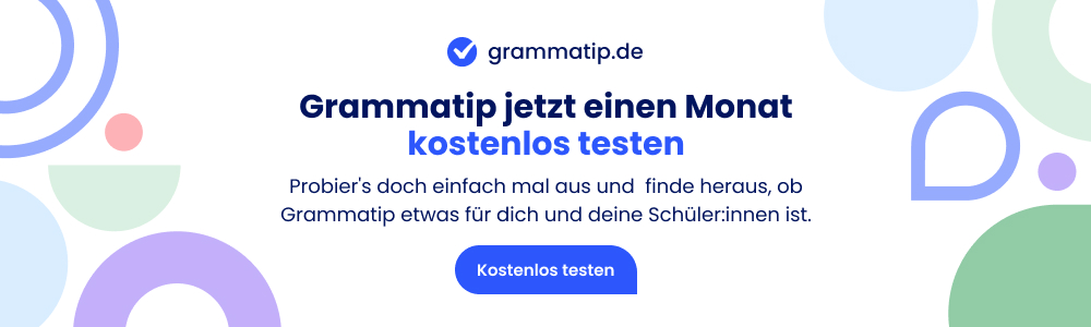 Grammatikunterricht Deutsch Digital mit grammatip.de | jetzt kostenlos testen