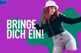 Flyer für die Initiative "Bring dich ein"