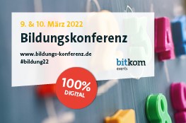 Bildungskonferenz bitkom 2022 Anzeige Bildungskonferenz März 2022