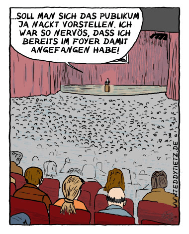 Nervöser Redner