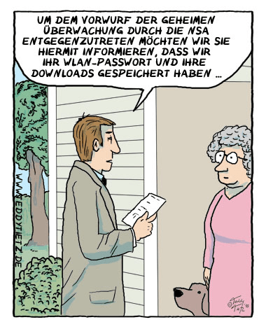 Neue Offenheit der NSA