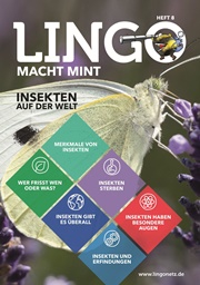 Neues Heft für Lingo macht MINT: Insekten auf der Welt