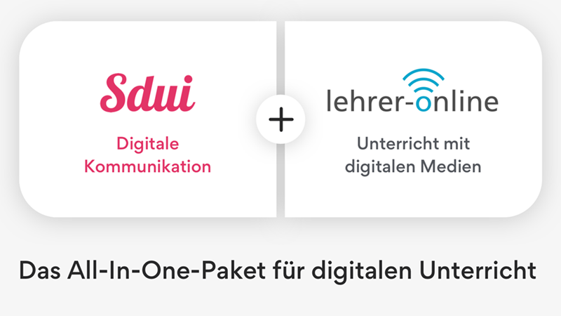 Lehrer-Online und Sdui: All-In-One-Paket für den digitalen Unterricht