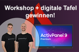 Workshop und ActivPanel 9 gewinnen