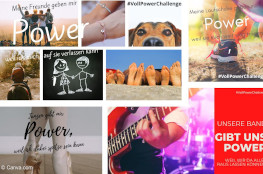 #VollPowerChallenge Bilder Collage