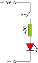 Schematisch Reihenschaltung