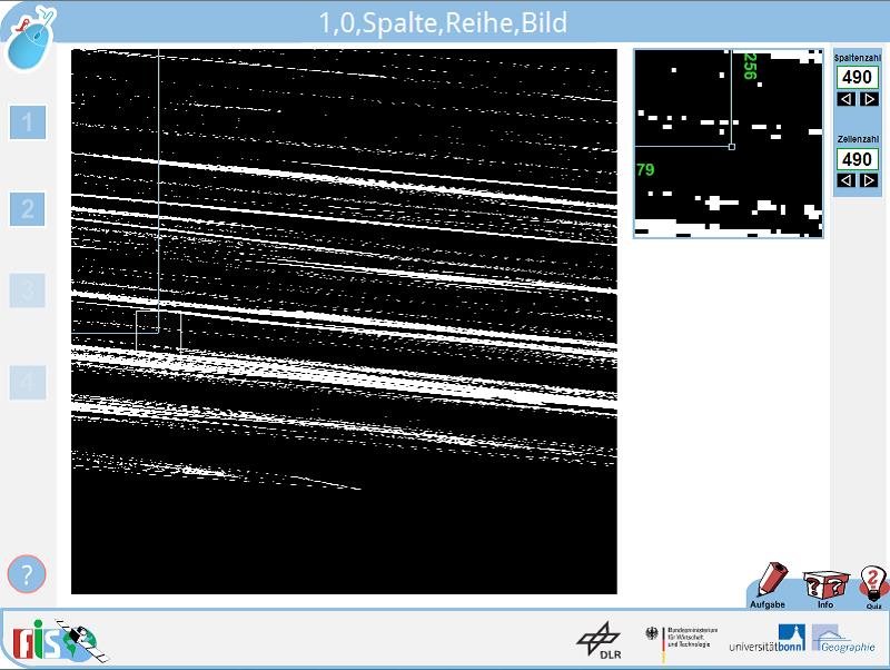 Unterrichtsmodul Bildaufbau - Satellitenbild
