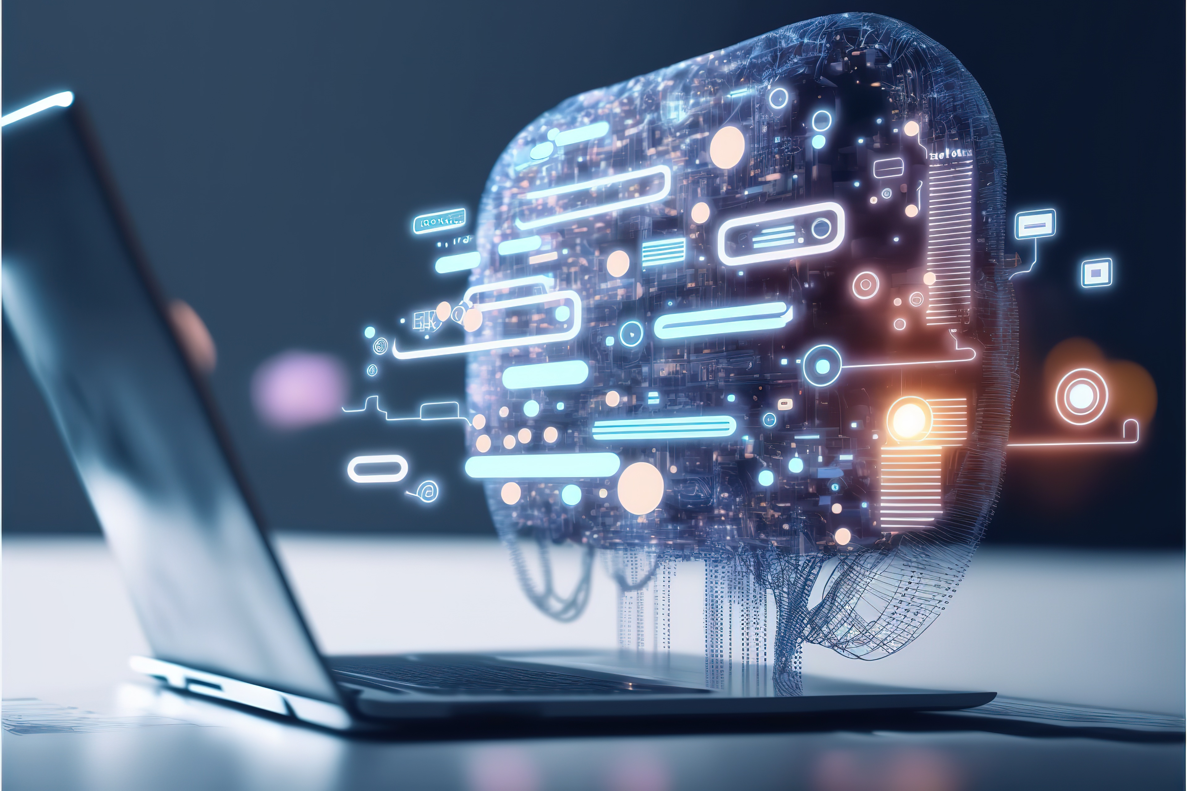 Künstliche Intelligenz Laptop