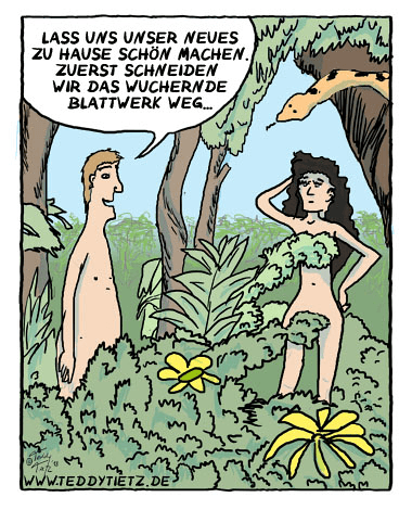 Wucherndes Blattwerk