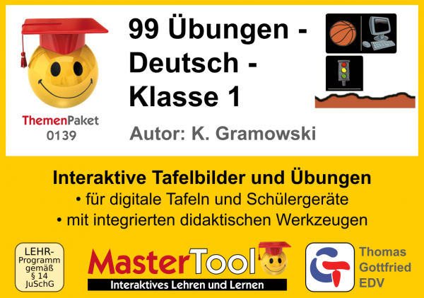 MasterTool - 99 Übungen - Deutsch - Klasse 1 (TP 139)