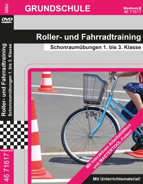 Roller- und Fahrradtraining - Schonraumübungen 1. bis 3. Klasse: DVD mit Begleitmaterial
