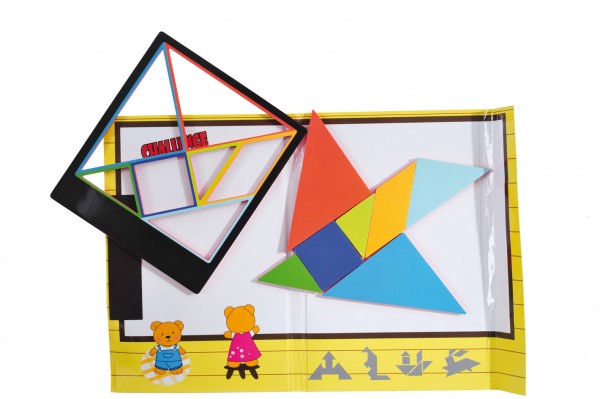 Magnet-Tangram 12 x 12 cm, 7-tlg.