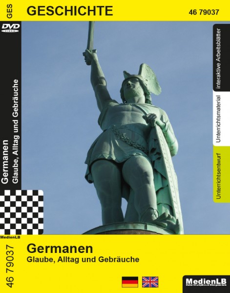 Germanen - Glaube, Alltag und Gebräuche: DVD mit interaktiven Arbeitsblättern