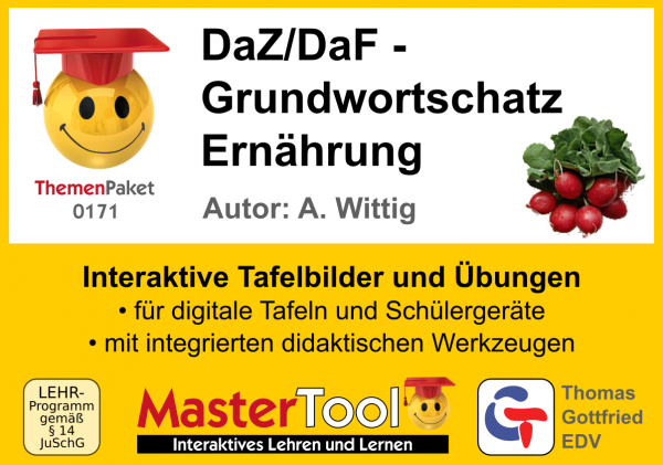 MasterTool - DaZ/DaF - Grundwortschatz Ernährung (TP 171)