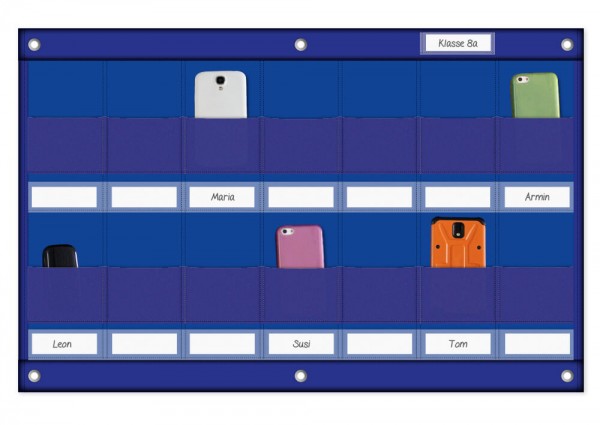 TimeTEX Handy-Garage "Collecta II" mit Stofftaschen