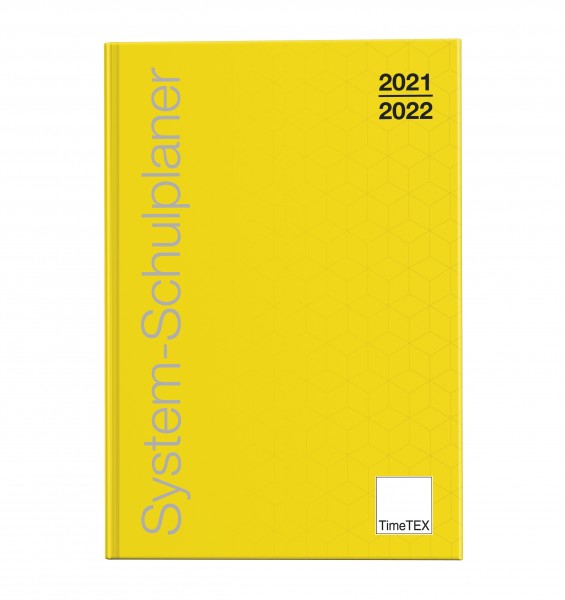 System-Schulplaner A4-Plus. gelb. 2021/2022