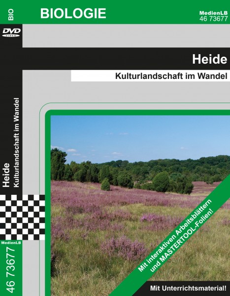 Heide - Kulturlandschaft im Wandel: DVD mit interaktiven Arbeitsblättern und MasterTool Folien