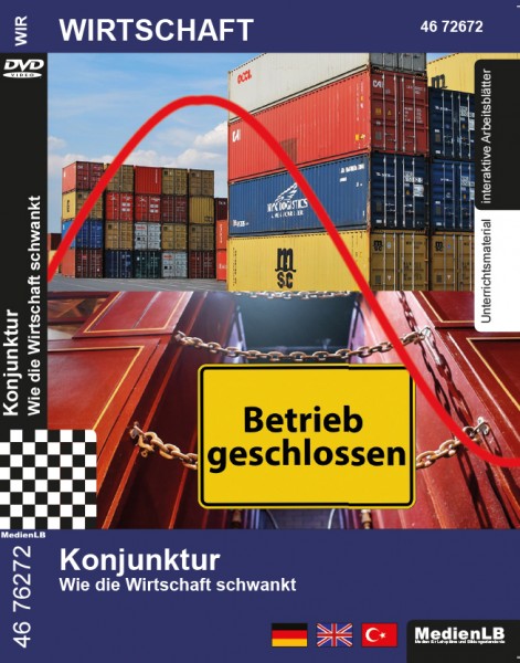 Konjunktur - Wie die Wirtschaft schwankt: DVD mit Unterrichts- und Begleitmaterial