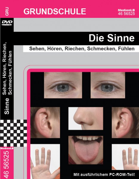 Sinne - Sehen, Hören, Riechen, Schmecken und Fühlen: DVD mit Unerrichts- und Begleitmaterial