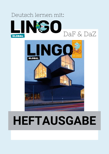 Lingo Global-Magazin – Heft 7: Grüne Stadt der Zukunft