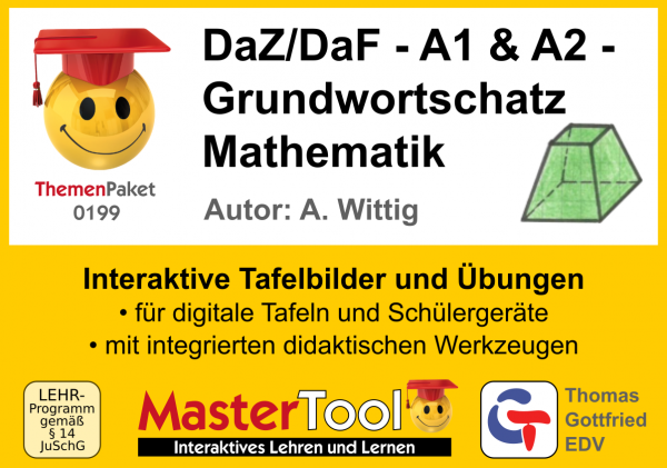 MasterTool - DaZ/DaF - Grundwortschatz Mathematik - A1 und A2 (TP 199)