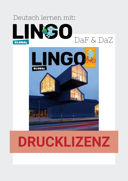 Lingo Global-Drucklizenz – Ausgabe 7: Grüne Stadt der Zukunft