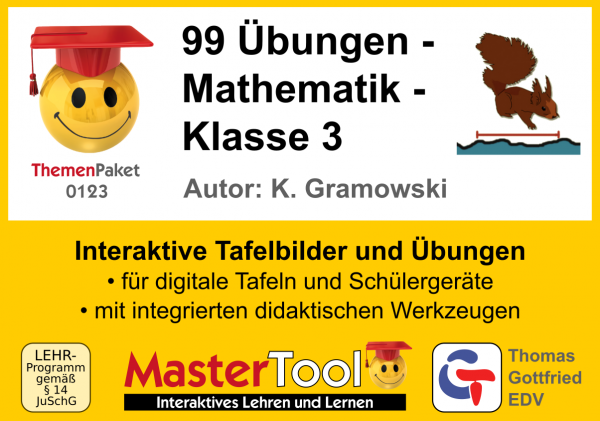 MasterTool - 99 Übungen - Mathematik - Klasse 3 (TP 123)