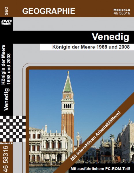 Venedig - Königin der Meere 1968 und 2008: DVD mit interaktiven Arbeitsblättern