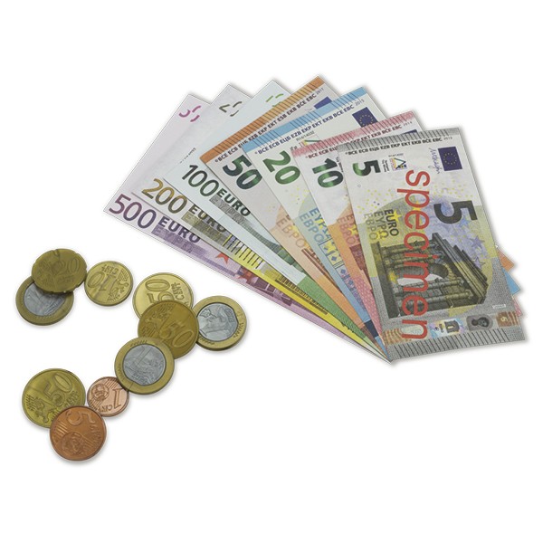 Set Euro-Rechengeld im Koffer, 290-tlg.