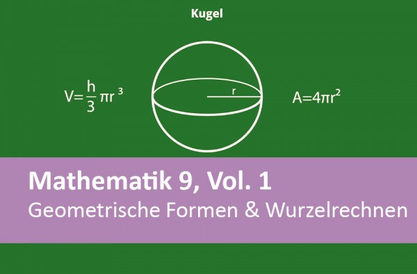 Interaktives Arbeitsheft Mathematik Geometrische Formen u. Wurzel 9.