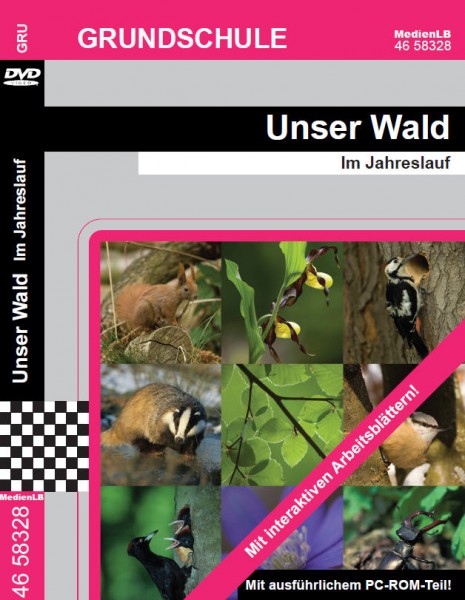 Unser Wald - Im Jahreslauf: DVD mit Unterrichtsmaterial und interaktiven Arbeitsblättern