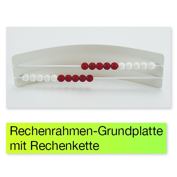 Mathe-Basis-Set Plus ZR 20, 58-tlg, in Box, rot/weiß