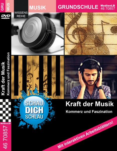Kraft der Musik - Kommerz und Faszination: DVD mit interaktiven Arbeitsblättern